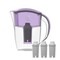 Drinkpod Drinkpod Alkaline Water Filter Pitcher, 8-Stage Cartridge 2.5L Includes 3 Alkaline Water Filters DPPITCHER1SLV - alternate 5